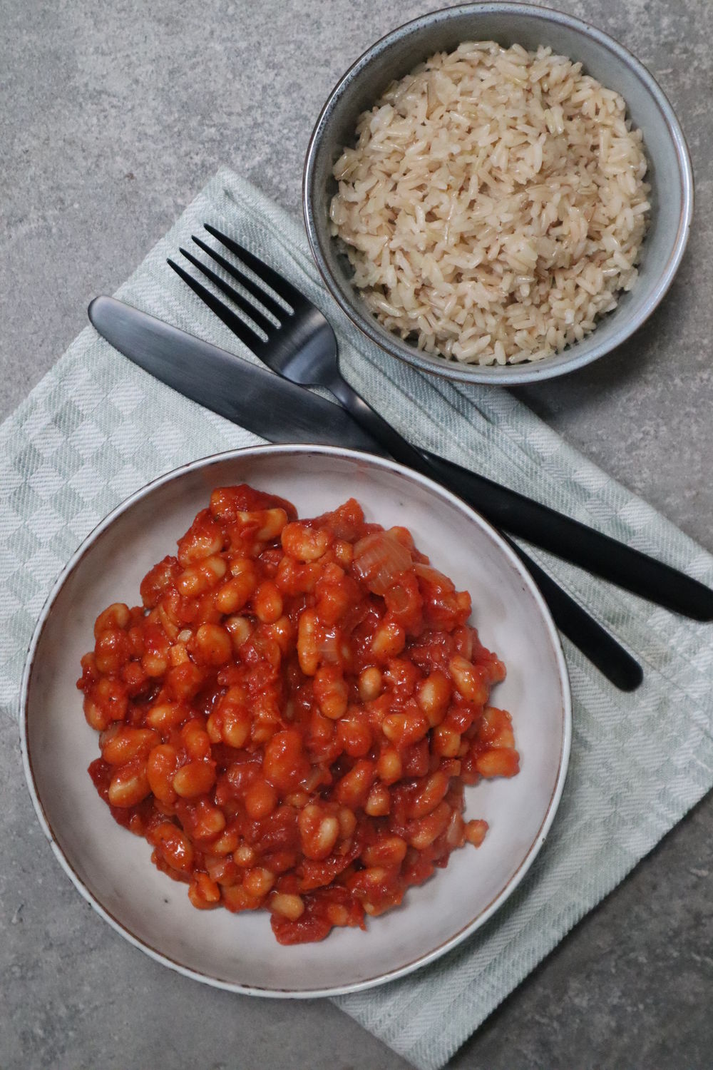Witte bonen in tomatensaus zonder pakjes