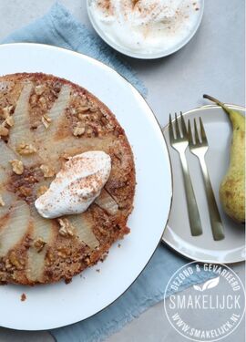 Cake met peer en walnoot.JPG