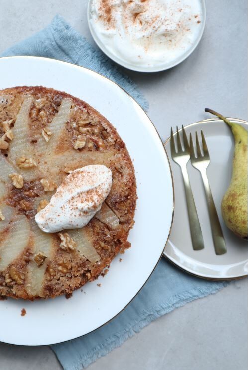 Cake met peer en walnoot.JPG