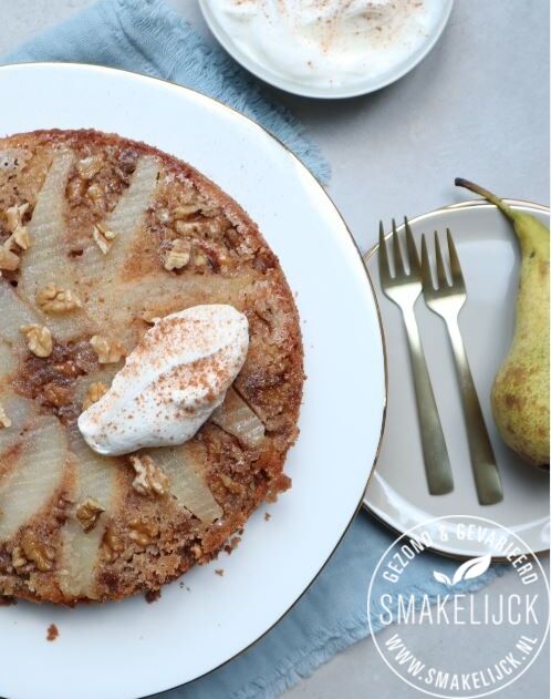 Cake met peer en walnoot.JPG