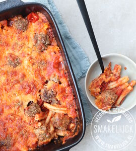 Pasta - ovenschotel met gehakt.JPG