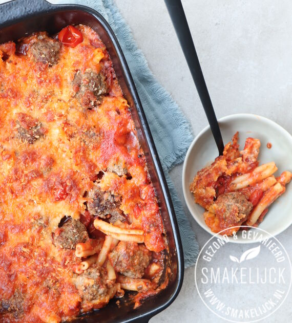 Pasta - ovenschotel met gehakt.JPG